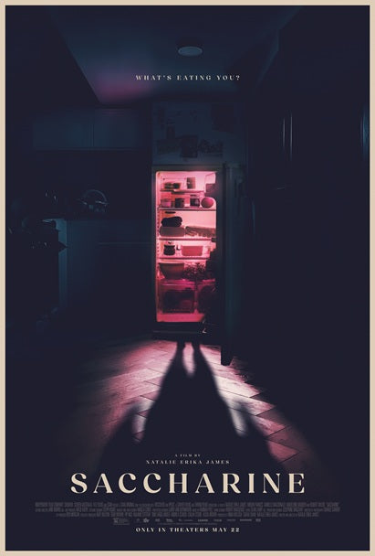 Saccharine Movie Poster Print showcasing vibrant colors and enchanting design.