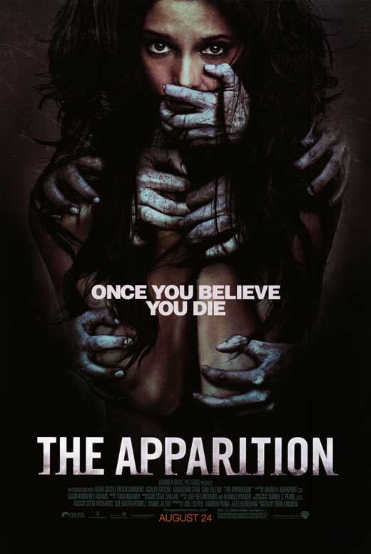 The Apparition Movie Poster Print showcasing horror film imagery.