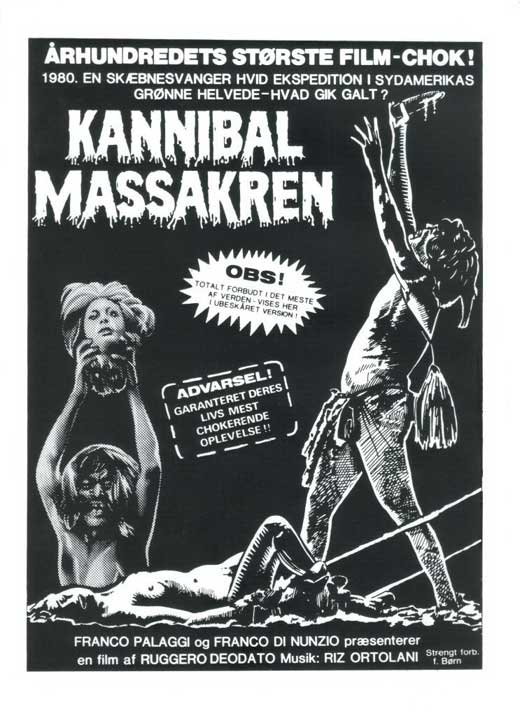 Cannibal Holocaust Movie Poster Print 11x17 for horror fans