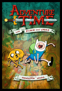 Adventure Time movie poster print featuring Finn and Jake