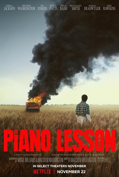 The Piano Lesson Movie Poster Print showcasing vibrant design.