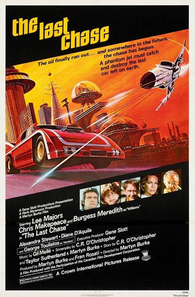 The Last Chase Movie Poster Print showcasing thrilling cinematic art.