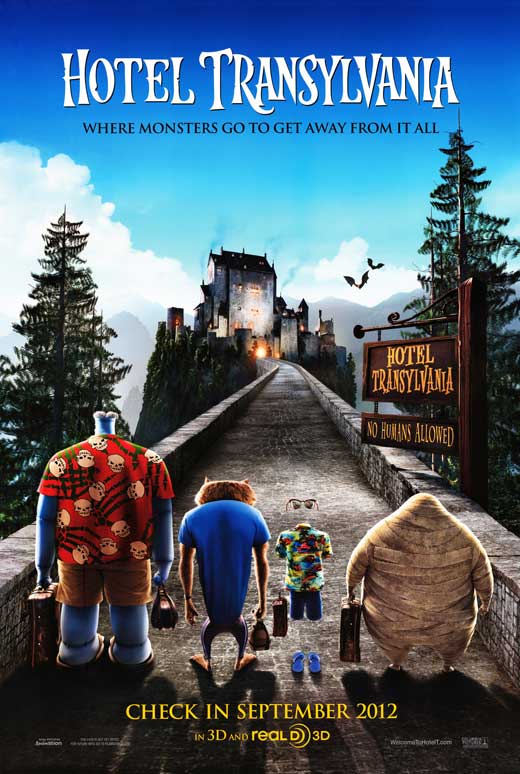 Vibrant Hotel Transylvania Movie Poster Print