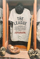 The League Movie Poster Print showcasing vibrant colors and comedic theme.
