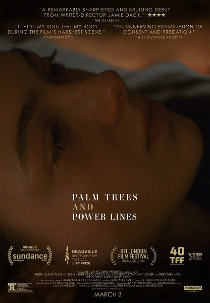 Palm Trees and Power Lines Movie Poster Print showcasing vibrant cinematic imagery.