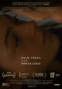 Palm Trees and Power Lines Movie Poster Print showcasing vibrant cinematic imagery.