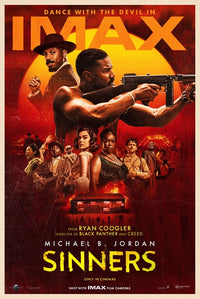 Sinners Movie Poster Print showcasing the captivating film artwork.