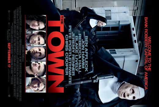 The Town Movie Poster featuring iconic imagery from the film.