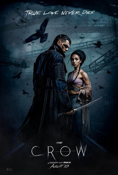 The Crow Movie Poster Print featuring dark and captivating imagery.