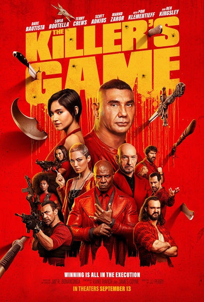 The Killer's Game Movie Poster Print showcasing thrilling cinematic art.