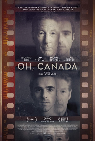 Oh, Canada Movie Poster Print showcasing vibrant artwork.