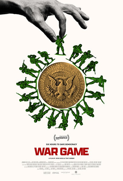 War Game Movie Poster Print featuring strategic warfare visuals.