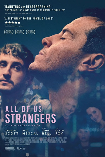 All of Us Strangers Movie Poster Print showcasing emotional imagery.