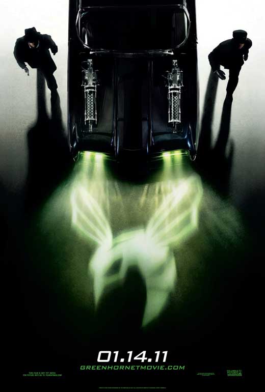 The Green Hornet Movie Poster Print (27 x 40) featuring vibrant graphics.