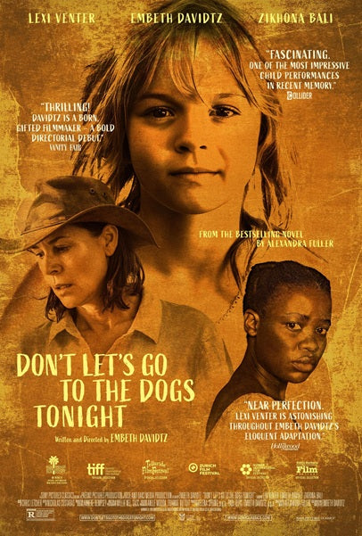 Don't Let's Go to the Dog's Tonight movie poster, vibrant and eye-catching design.