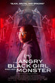 The Angry Black Girl and Her Monster movie poster featuring bold imagery and striking colors.
