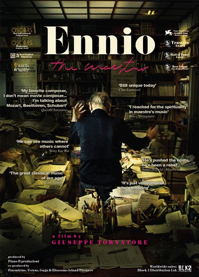 Ennio Movie Poster Print showcasing iconic film imagery.