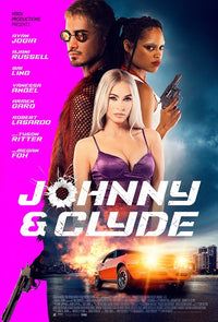 Johnny & Clyde Movie Poster Print showcasing dynamic design and vibrant colors.