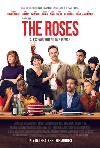 The Roses Movie Poster featuring captivating floral imagery.