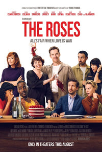 The Roses Movie Poster featuring captivating floral imagery.