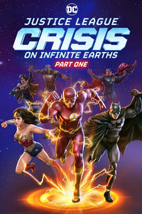 Justice League Crisis on Infinite Earths Part 1 Movie Poster featuring superheroes.