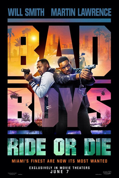 Bad Boys Ride or Die Movie Poster - Action Film Art