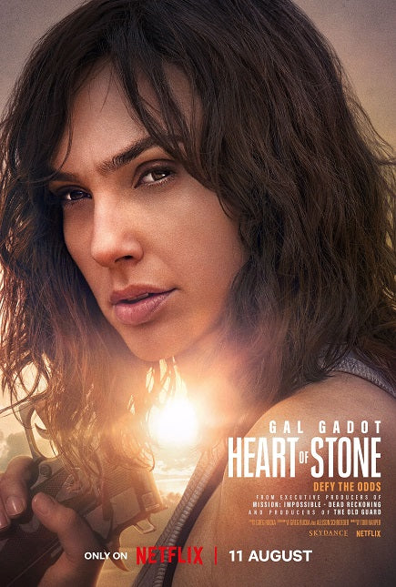 Heart of Stone Movie Poster Print featuring captivating imagery.