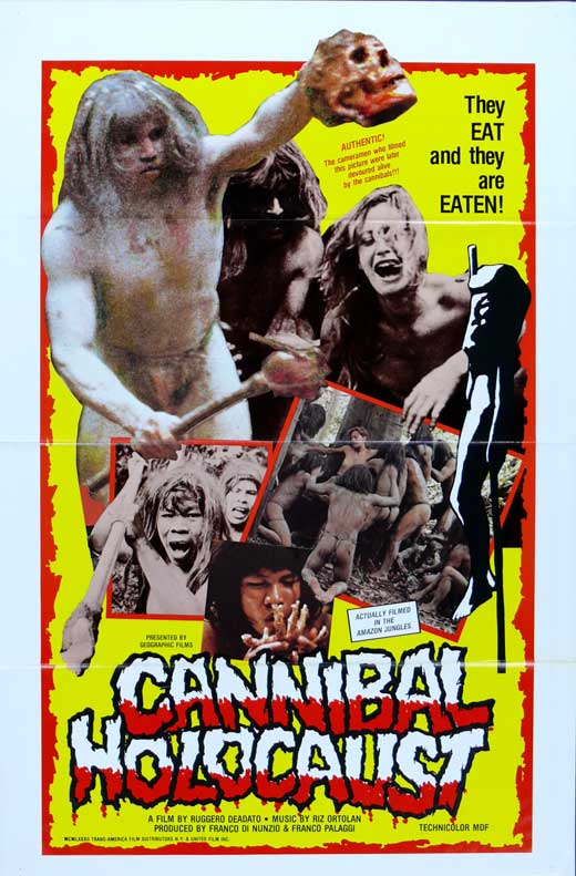 Cannibal Holocaust Movie Poster Print 11 x 17
