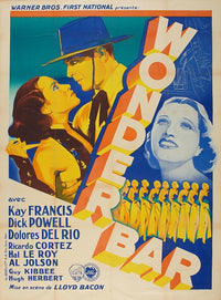 Wonder Bar Movie Poster Print showcasing classic cinema art.