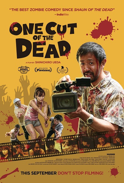 One Cut of the Dead Movie Poster Print showcasing vibrant film imagery.