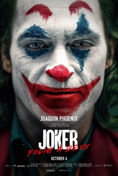 Joker Folie a Deux Movie Poster Print featuring iconic character design.