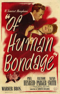 Of Human Bondage Movie Poster Print displayed in living space.