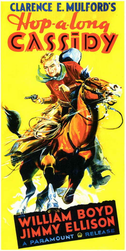 Hopalong Cassidy Movie Poster - Classic Western Film Art Print