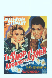 The Shop Around the Corner Movie Poster Print showcasing classic film art.