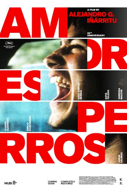 Amores Perros Movie Poster Print featuring emotional film imagery.