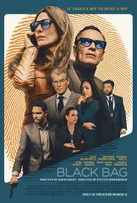 Black Bag Movie Poster Print showcasing cinematic imagery.