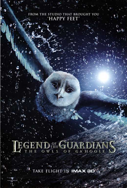 Legend of the Guardians: The Owls of Ga'Hoole Movie Poster 27 x 40