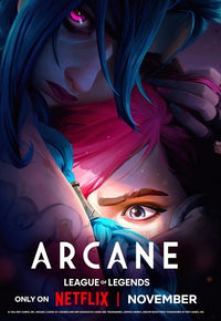 Arcane League of Legends Movie Poster featuring vibrant artwork.