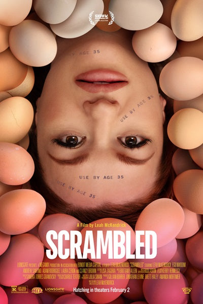 Scrambled Movie Poster Print showcasing vibrant artistic design