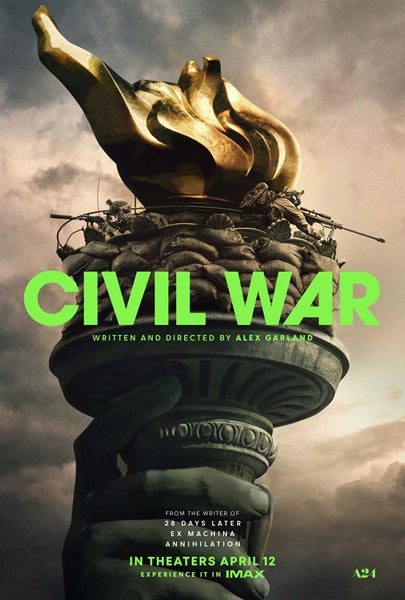 Civil War Movie Poster Print, historical art for home decor