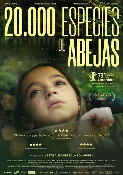 20,000 Species of Bees Movie Poster Print with vibrant imagery.