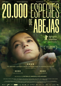 20,000 Species of Bees Movie Poster Print with vibrant imagery.
