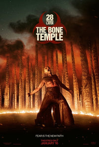 28 Years Later The Bone Temple Movie Poster featuring dark and suspenseful artwork.