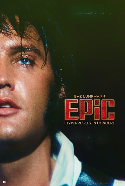 Epic Elvis Presley in Concert Movie Poster Print, 11x17