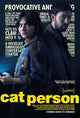 Cat Person Movie Poster Print showcasing vibrant artwork.