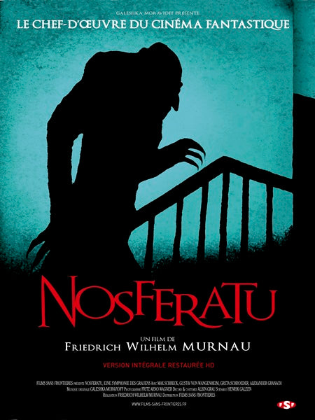 Nosferatu A Symphony of Horror Movie Poster featuring iconic horror imagery