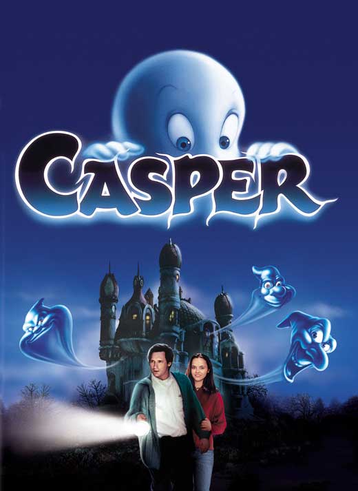 Casper Movie Poster 11x17 Print featuring the friendly ghost.