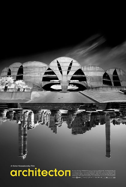 Architecton Movie Poster Print showcasing dynamic architectural design.