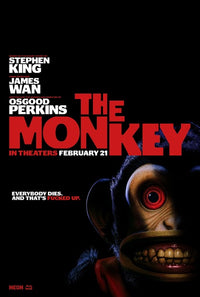 The Monkey Movie Poster Print featuring vibrant design.