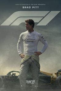 F1 The Movie Poster Print showcasing thrilling Formula 1 racing.
